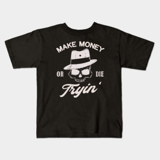 Make Money Gangster Skull Kids T-Shirt